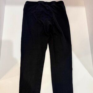 Girls Black Leggings Size 7/8 Thereabouts Stretch Cotton Pants